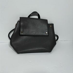 A New Day Gray Crossbody or Backpack Gray Purse Faux Leather